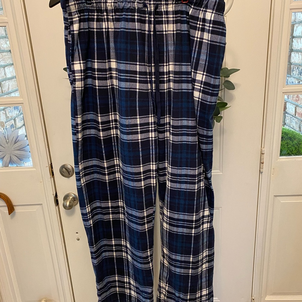 Mens Mission Ridge Plaid Fleece Lounge Sleep Pants XL